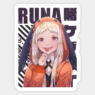 Kakegurui - Runa Yomozuki Sticker